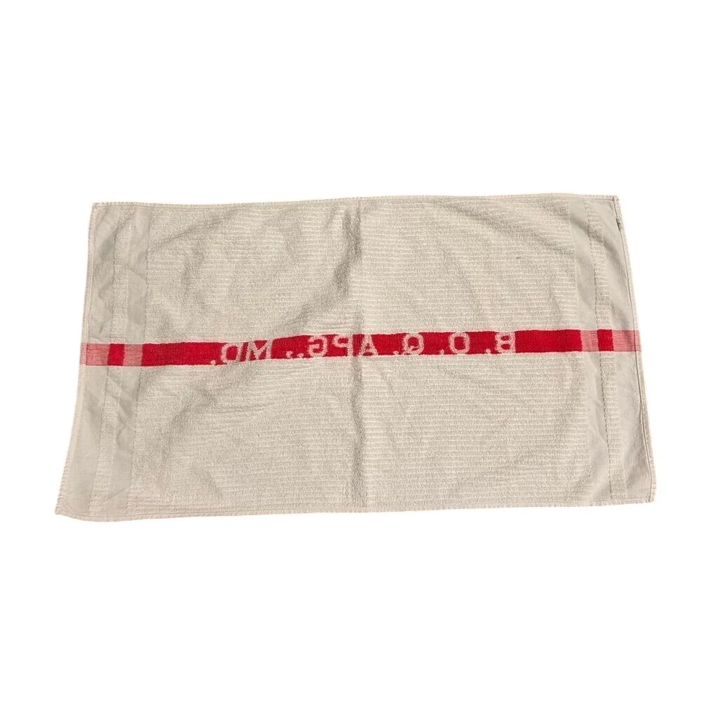 Aberdeen Proving Ground APG B.O.Q vintage towel made in USA‎